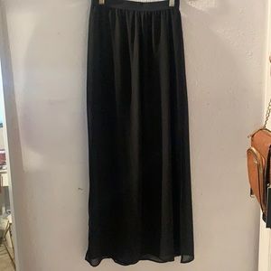 Black Maxi Skirt